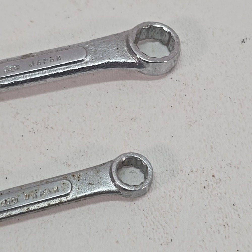 2 Fuller Japan KTC‎ Combination Metric Wrenches 12 Point 10mm & 7mm - Picture 8 of 9